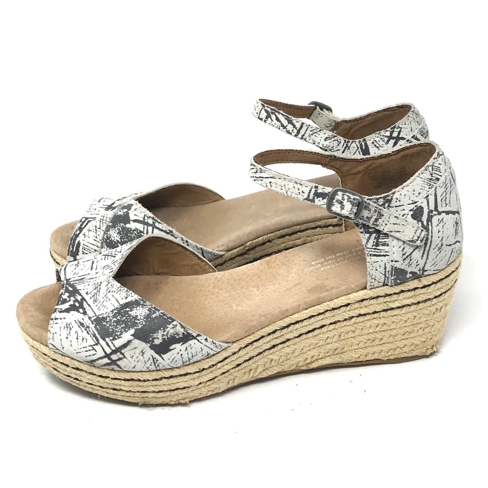 Toms Wedge Espadrilles Sandals
